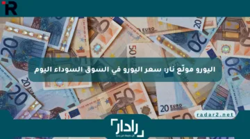 اليورو مولّع نار: سعر اليورو في السوق السوداء اليوم