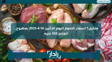 متخيل؟ أسعار اللحوم اليوم الاثنين 14-4-2025 بمطروح.. الماعز 350 جنيه