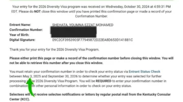 موعد ظهور نتيجة اللوتري 2025 DV lottery results ورابط الحصول عليها عبر موقع وزارة الخارجية