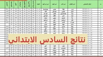 Iraq.. استخرج الان نتائج الصف السادس الابتدائي في العراق رابط موقع نتائجنا 2025