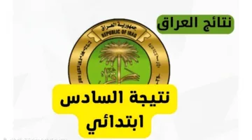 ظهرت الان نتائج السادس الابتدائي 2025 دور اول بالعراق من موقع نتائجنا ووزارة التربية والتعليم العراقية