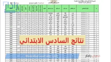 التربية العراقية تعلن.. نتائج السادس الابتدائي 2025 بغداد وعموم المحافظات عبر رابطها الرسمي استعلم فور الظهور