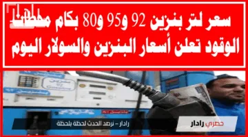 “بين الارتفاع والانخفاض”.. استقرار سعر البنزين اليوم 12 مايو 2025 في مصر رغم التقلبات العالمية