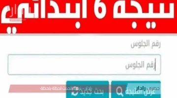 رابط نتيجة الصف السادس الابتدائي 2025 استعلام بجميع المحافظات