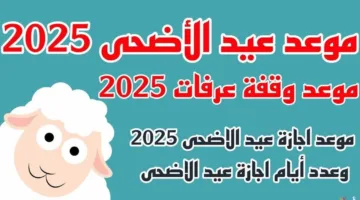 رسميًا موعد اجازه عيد الأضحى المبارك لعاملي القطاع العام والخاص.. أطول عطلة رسمية في عام 2025