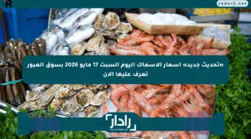 «تحديث جديد» أسعار الأسماك اليوم السبت 17 مايو 2028 بسوق العبور تعرف عليها الآن