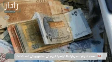 “تحطم غير مسبوق لليرة السورية”.. أسعار الدولار تسجل أرقامًا قياسية اليوم في دمشق وباقي المحافظات