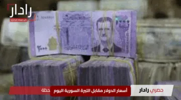 “الأخضر يُحلّق”.. أسعار الدولار مقابل الليرة السورية اليوم للشراء والبيع في المساء بالمدن السورية”