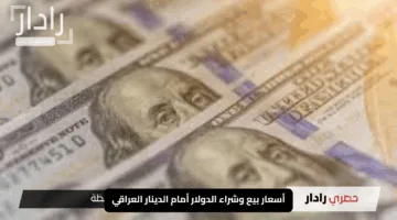 “الدينار يقاوم”.. أسعار بيع وشراء الدولار أمام الدينار العراقي اليوم في بغداد وأربيل