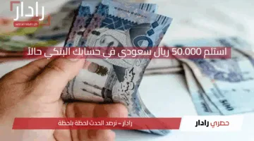 استلم 50.000 ريال سعودي في حسابك البنكي حالاً .. تمويل شخصي فوري بقيمة مالية كبيرة دون أي تعقيد ومرونة في السداد