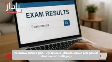 الآن رفع نتائج السادس الابتدائي 2025 دور أول – الكرخ 2 متاحة للتحميل عبر موقع نتائجنا mlazemna.com
