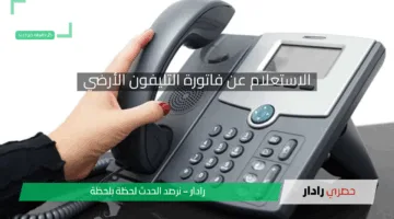 “بخطوات سهلة”.. رابط الاستعلام عن فاتورة التليفون الأرضي في مصر 2025 وطرق السداد