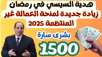 1500 جنيه.. خطوات الاستعلام عن منحة العمالة الغير منتظمة 2025 بعد الزيادة عبر manpower.gov.eg