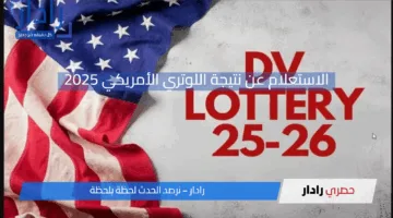 “لينك شغال”.. رابط وخطوات الاستعلام عن نتيجة اللوتري الأمريكي 2025 DV Lottery خطوة بخطوة