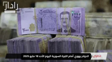 “مفاجأة العملات”.. الدولار يهوي أمام الليرة السورية اليوم الأحد 18 مايو 2025