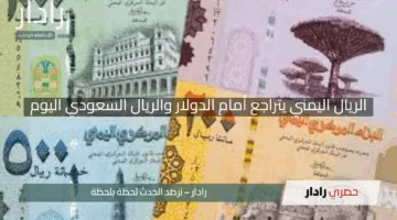 “انهيار مفاجئ”.. الريال اليمني يتراجع أمام الدولار والريال السعودي اليوم الأحد 4 مايو 2025