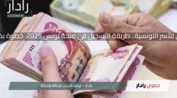 بشرى للأسر التونسية.. طريقة التسجيل في منحة تونس 2025  خطوة بخطوة