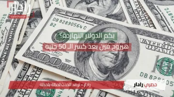 الأخضر هيركز ولا هيطير؟ .. سعر الدولار اليوم الاثنين 5-5-2025 مقابل الجنيه المصري في البنوك المصرية