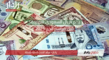 استقرار قبل موسم الحج .. سعر الريال السعودي مقابل الجنيه اليوم 5-5-2025 في مختلف البنوك المصرية