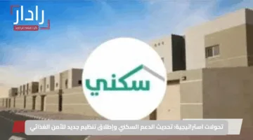 تحولات استراتيجية: تحديث الدعم السكني وإطلاق تنظيم جديد للأمن الغذائي