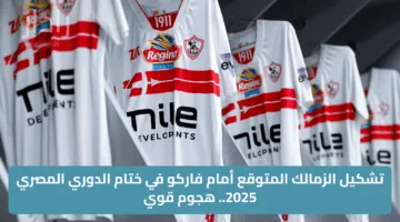تشكيل الزمالك المتوقع أمام فاركو في ختام الدوري المصري 2025.. هجوم قوي