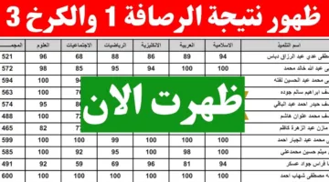 نتيجتك ظهرت الان.. نتائج السادس الابتدائي الدور الاول 2025 في العراق من موقع نتائجنا 