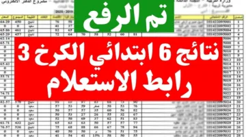استعلم عن نتيجتك.. نتائج السادس ابتدائي دور اول 2025 بالعراق عبر موقع نتائجنا