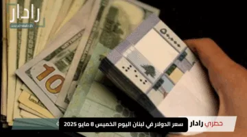 “الليرة على مفترق الأمل والإصلاح”.. سعر الدولار في لبنان اليوم الخميس 8 مايو 2025