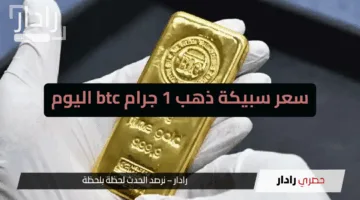 ادخر ذهبًا.. سعر سبيكة ذهب 1 جرام btc اليوم الأحد 11 مايو 2025 داخل الأسواق المحلية