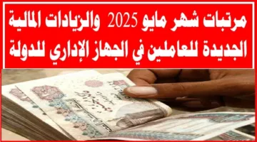 موعد صرف مرتبات شهر مايو 2025 للقطاع الحكومي وتفاصيل متأخرات العاملين