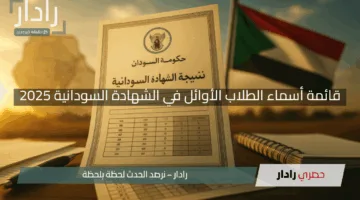 “نُبارك لجميع الطلاب الناجحين”.. قائمة أسماء الطلاب الأوائل في الشهادة السودانية 2025 للدفعة المؤجلة من 2023