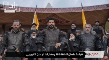 “انفجار الأحداث”.. قيامة عثمان الحلقة 192 ومفاجآت الإعلان الترويجي وموعد العرض الحصري