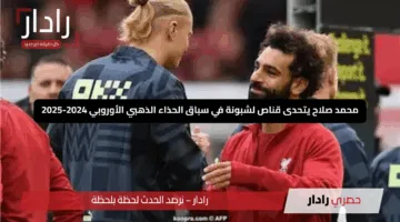 “مواجهة نارية”.. محمد صلاح يتحدى قناص لشبونة في سباق الحذاء الذهبي الأوروبي 2024-2025