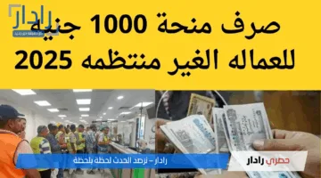 “1500 جنيه للعامل”.. منحة العمالة الغير منتظمة 2025: خطوات الاستعلام والشروط الكاملة عبر manpower.gov.eg