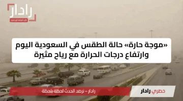 «موجة حارة» حالة الطقس في السعودية اليوم وارتفاع درجات الحرارة مع رياح مثيرة