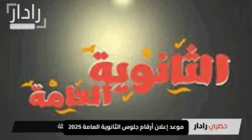 “طلاب العلمي والأدبي”.. اكتشف موعد إعلان أرقام جلوس الثانوية العامة 2025 واستعد لمعرفة مقعدك عبر الرابط الرسمي
