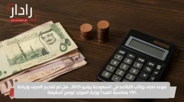 موعد صرف رواتب التقاعد في السعودية يونيو 2025.. هل تم تقديم الصرف وزيادة 15% بمناسبة العيد؟ وزارة الموارد توضح الحقيقة