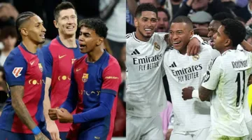 ” الكلاسيكو المنتظر ” موعد مباراة ريال مدريد وبرشلونة غداً في الدوري الإسباني 2025 والتشكيل المتوقع للقمة المنتظرة
