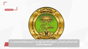 نتائج السادس الابتدائي العراق 2025 دور أول هنا.. أسرع طريقة للاستعلام عبر results.mlazemna