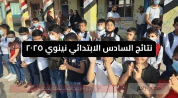 “نرصد” نتائج السادس الابتدائي نينوي ٢٠٢٥ بالاسم والرقم الامتحاني