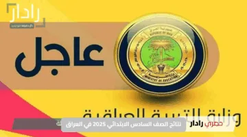 نتائج الصف السادس الابتدائي 2025 في العراق.. تعرف على موعد الإعلان وطريقة الاستعلام بسهولة