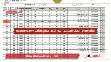 ألف مبروك للناجحين.. نتائج السادس الابتدائي الدور الأول 2025 متاحة الآن في الرصافة 1 والكرخ 3.