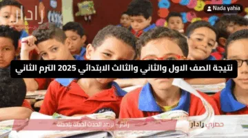 «ترقب أولياء الأمور» نتيجة الصف الاول والثاني والثالث الابتدائي 2025 الترم الثاني متى تظهر وكيف تعرفها