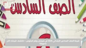 نتيجة الصف السادس الابتدائي 2025 في ميسان برقم الجلوس – اكتشف نتيجتك الآن بسهولة