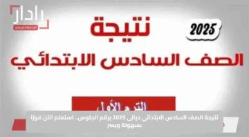 نتيجة الصف السادس الابتدائي ديالى 2025 برقم الجلوس.. استعلم الآن فورًا بسهولة ويسر