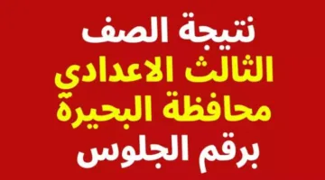 الآن.. رابط نتيجة الشهادة الإعدادية محافظة البحيرة الترم الثاني 2025 عبر بوابة التعليم الأساسي