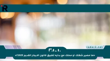 «ما مصير شقتك أو محلك مع بداية تطبيق قانون الإيجار القديم 2025؟»