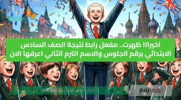 اخيرااا ظهرت.. مفعل رابط نتيجة الصف السادس الابتدائي برقم الجلوس والاسم الترم الثاني 2025 اعرفها الان