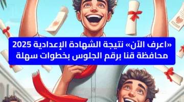 «اعرف الآن» نتيجة الشهادة الإعدادية 2025 محافظة قنا برقم الجلوس بخطوات سهلة