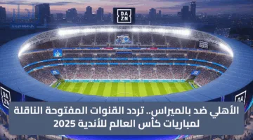 الأهلي ضد بالميراس.. تردد القنوات المفتوحة الناقلة لمباريات كأس العالم للأندية 2025